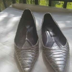 *PRE LOVED* Devi Kroell Snake-skinned Flats